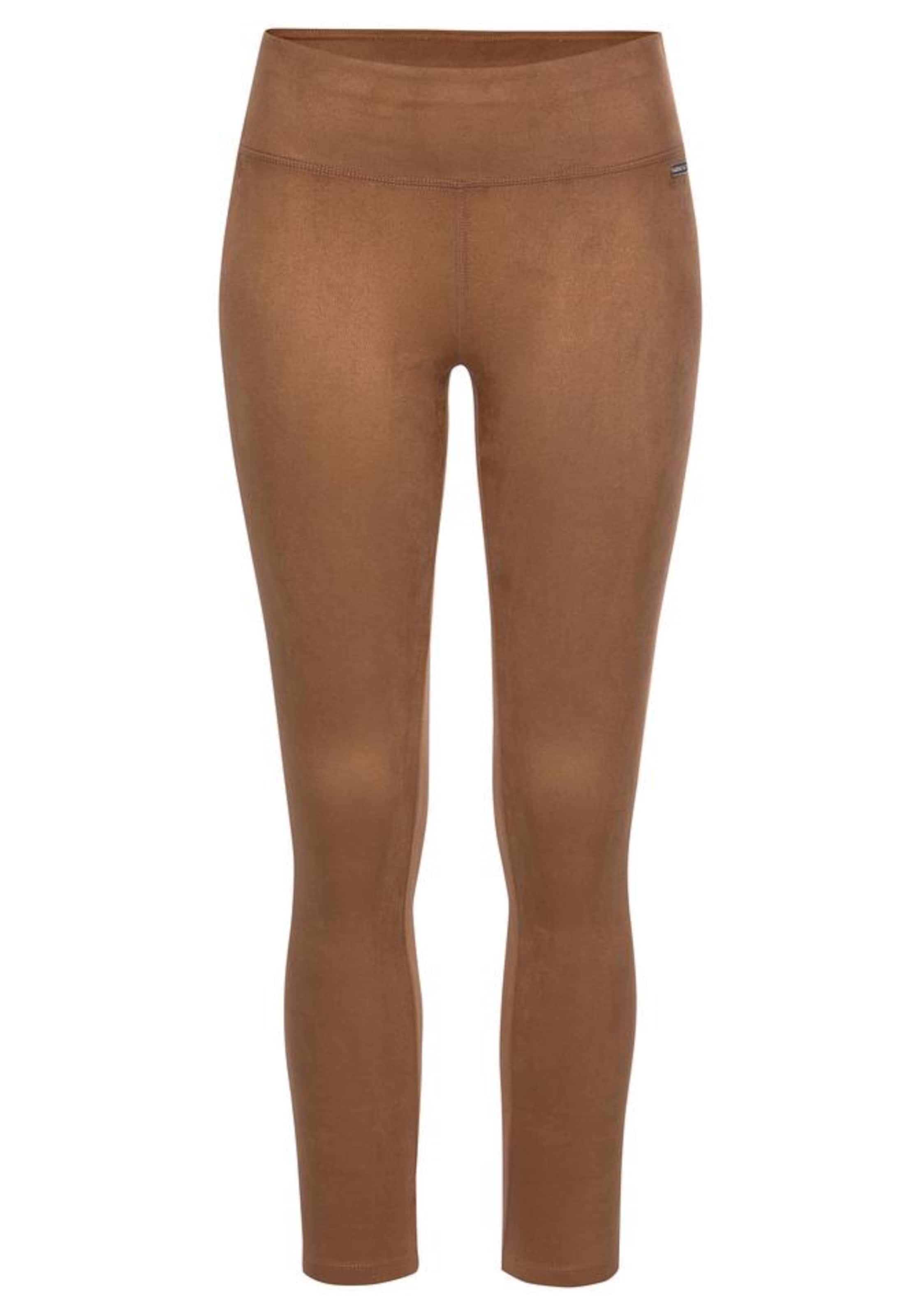 Skinny Leggings di LASCANA in beige: frontale