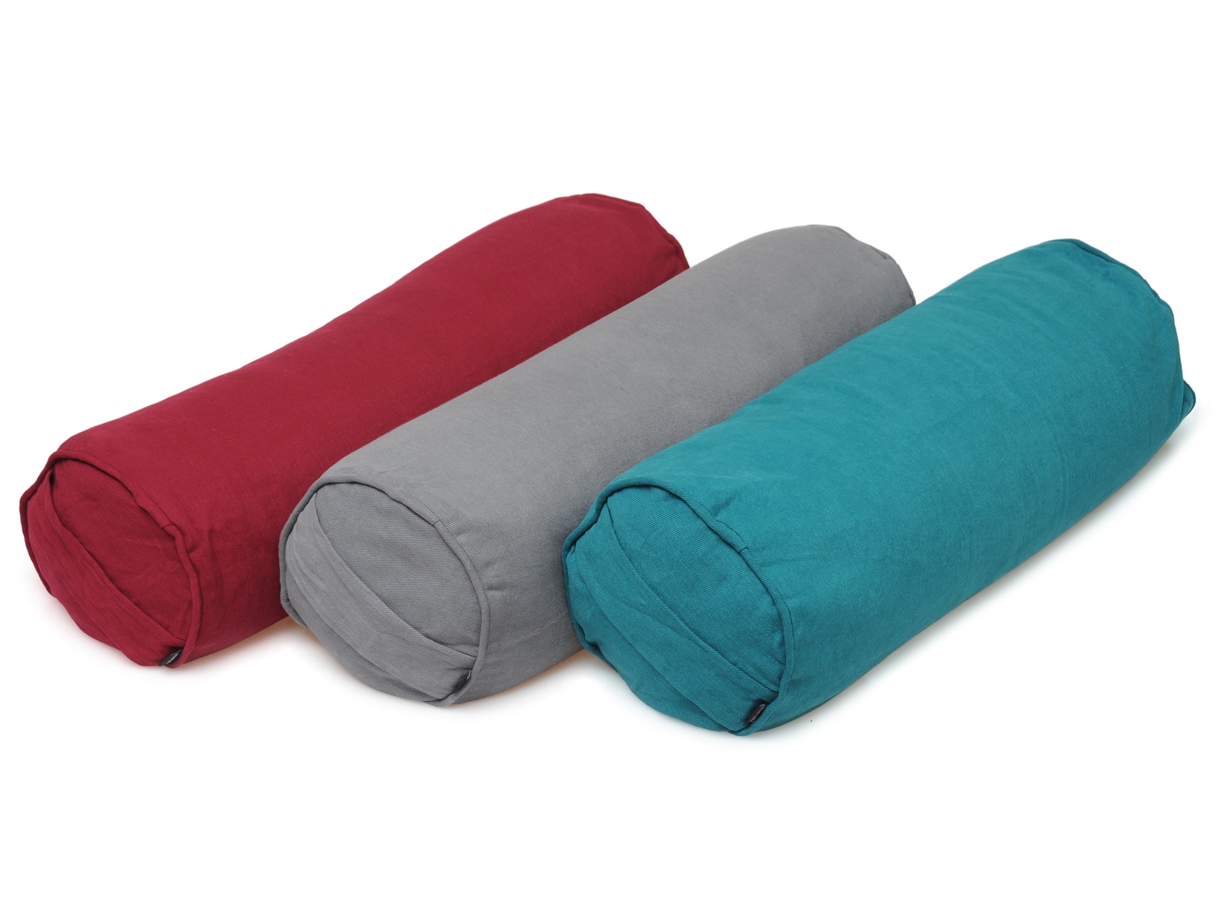 YOGISTAR.COM Pillow 'Yin - Basic - Rund' in Grey