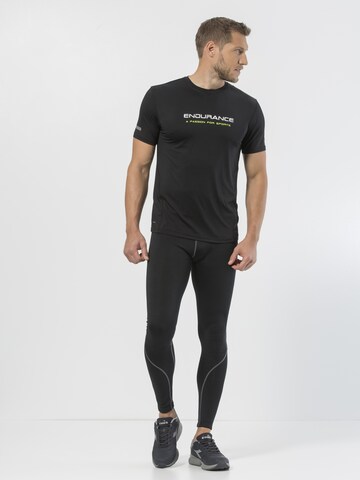 ENDURANCE Slimfit Sporthose 'Oviedo' in Schwarz