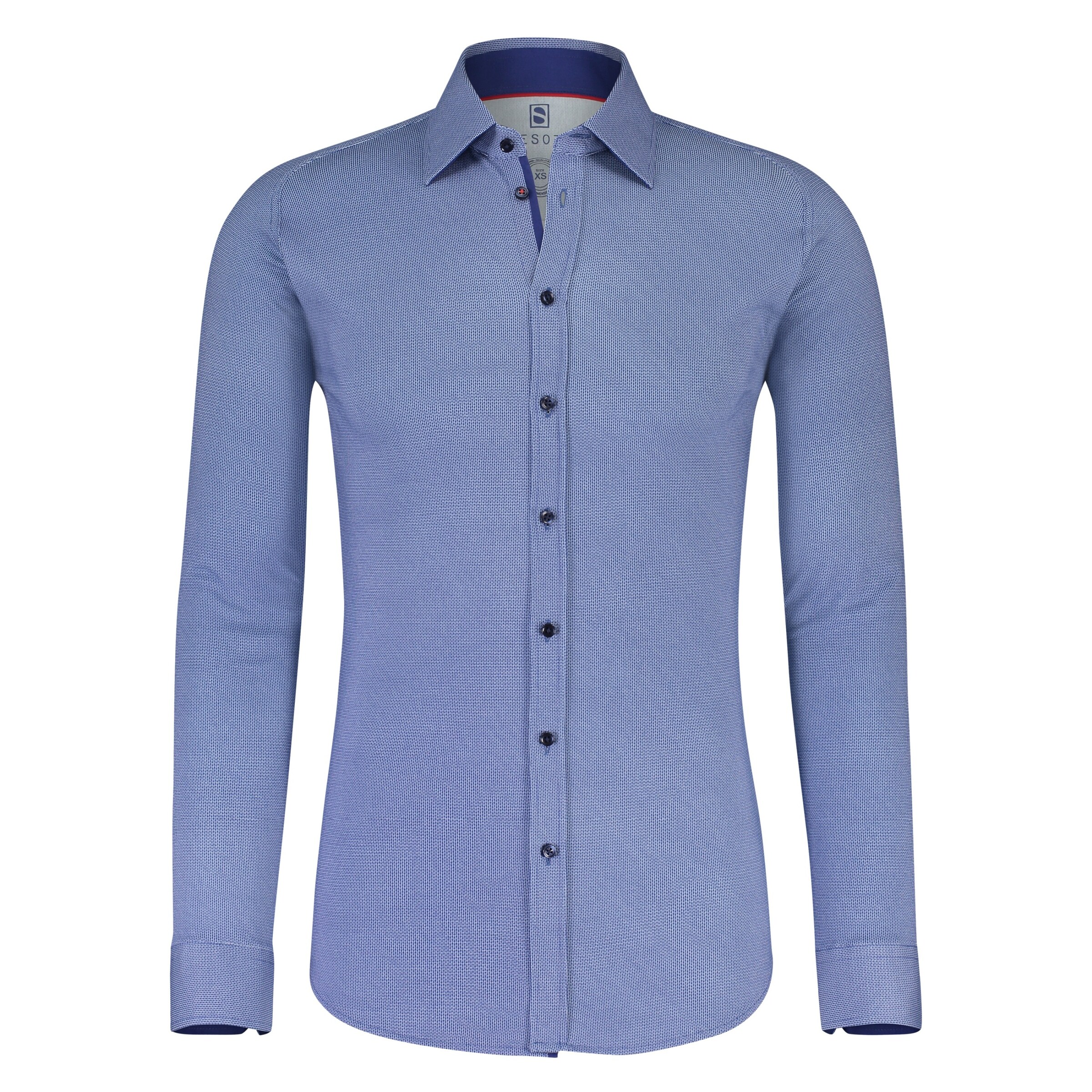 DESOTO Slim Fit Hemd in Blau: Vorderseite