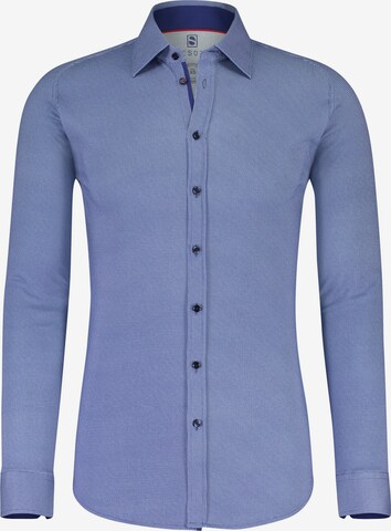 DESOTO Slim Fit Hemd in Blau: predná strana