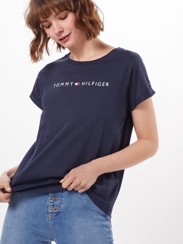 Regular Tricou de la TOMMY HILFIGER pe albastru: față