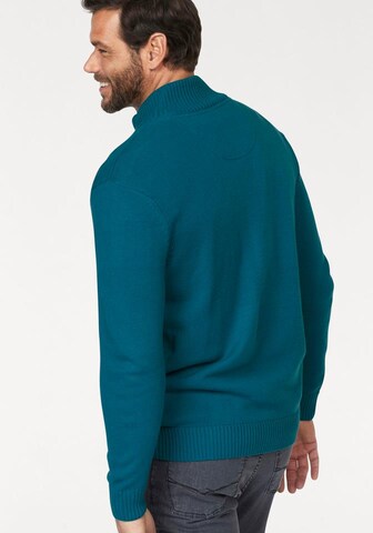 Man's World Knit Cardigan in Blue