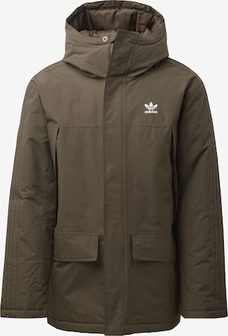 ADIDAS ORIGINALS Zimní parka 'Padded' – zelená: přední strana