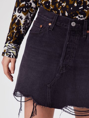 LEVI'S ® Rock 'Deconstructed Skirt' in Schwarz