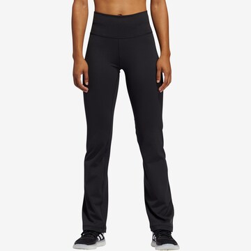 ADIDAS SPORTSWEAR Regular Workout Pants 'Believe This' in Black: front