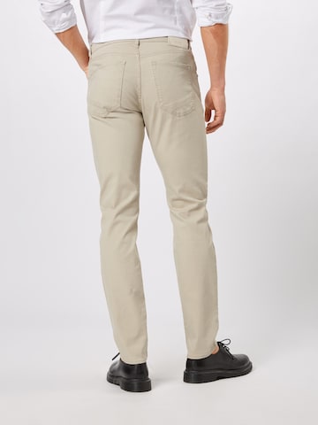 BRAX Slimfit Hose 'Cooper Fancy' in Beige: zadná strana