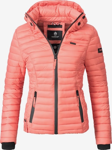 MARIKOO Between-Season Jacket 'Samtpfote' in Orange: front