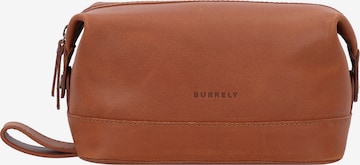 Burkely Toiletry Bag 'Riley' in Brown: front