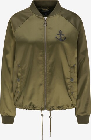 DREIMASTER Between-Season Jacket in Green: front