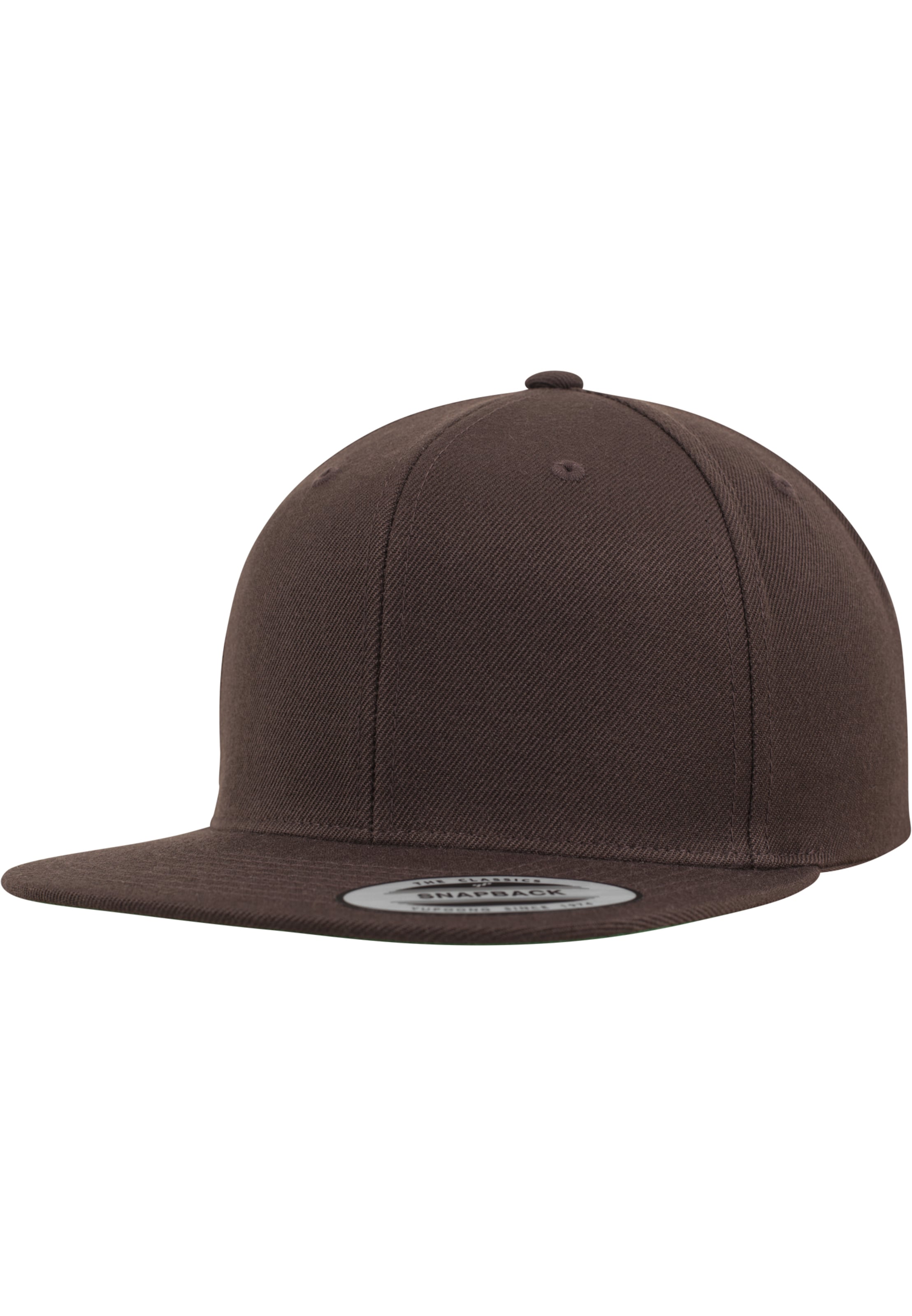 Flexfit Cap in Braun: Vorderseite