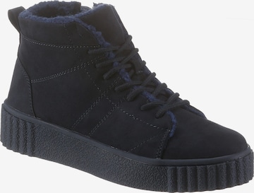 CITY WALK Lace-Up Ankle Boots in Blue