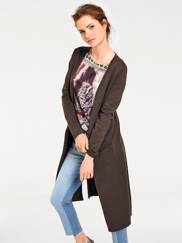 Cardigan heine en marron : devant