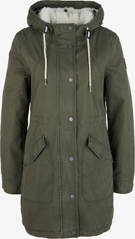 Parka d’hiver QS en vert : devant