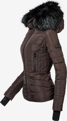 NAVAHOO Winter Jacket 'Adele' in Brown