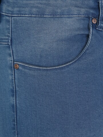 Zizzi Slimfit Jeans 'AMY' in Blauw