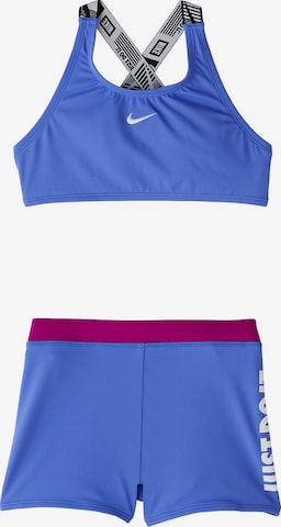 Nike Swim Athletic Swimwear in Blue: front