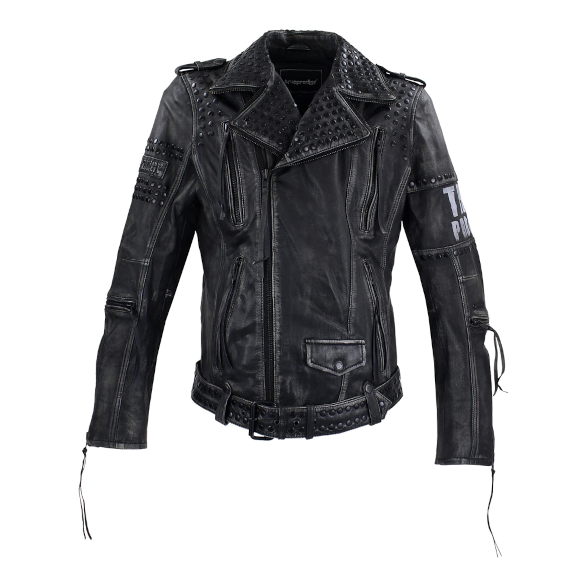 trueprodigy - Chaqueta de entretiempo 'Dwayne' en negro: frente