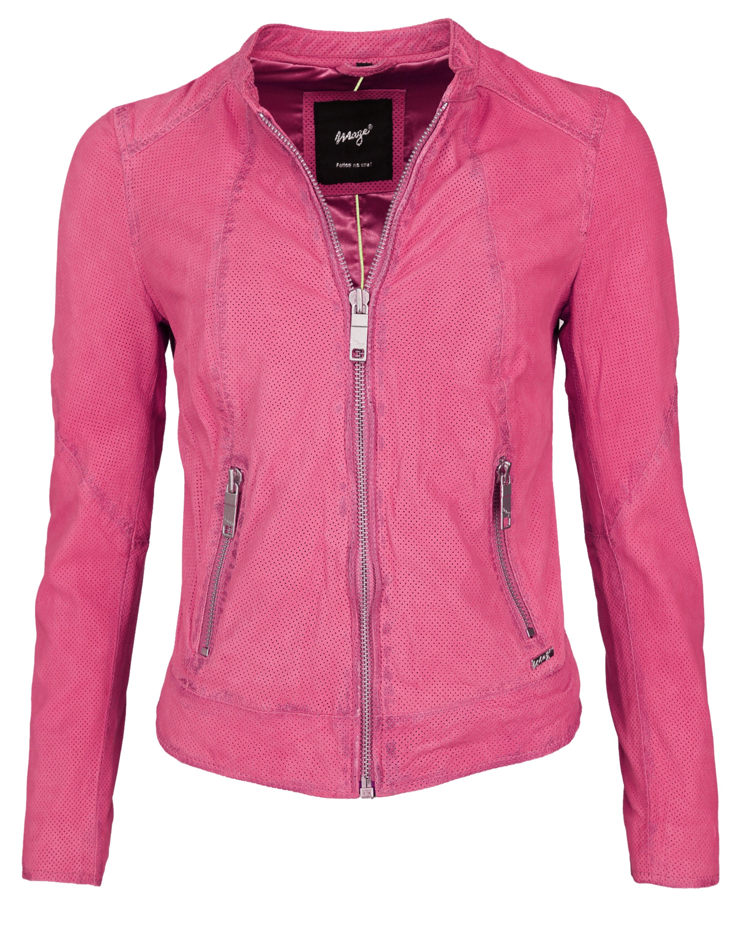 Maze Between-Season Jacket ' Mabel ' in Pink: front