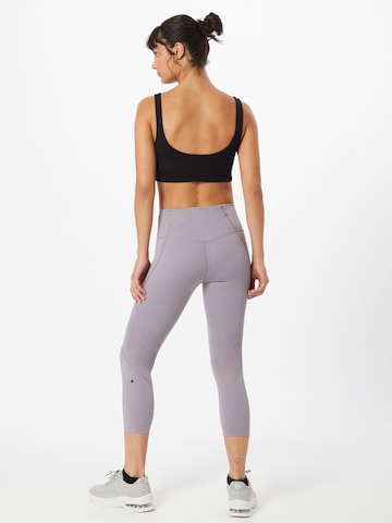 UNDER ARMOUR Skinny Workout Pants in Purple