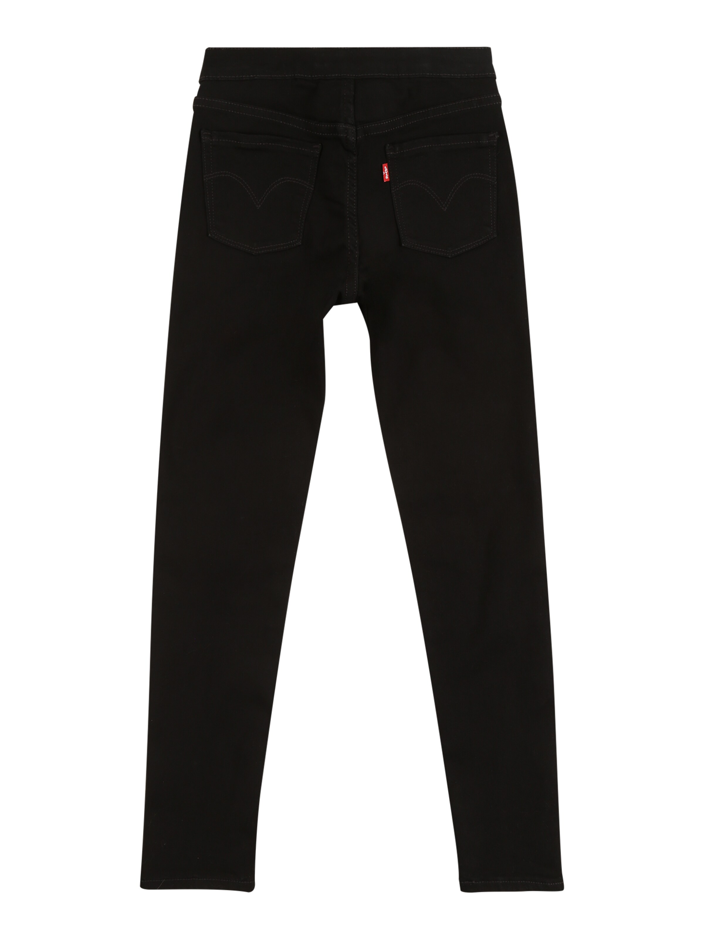 Levi's Kids - Skinny Vaquero en negro: atrás