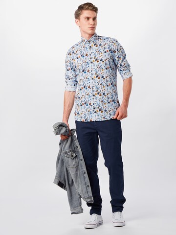OLYMP Slim Fit Hemd 'Level 5' in Weiß