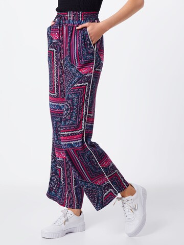 s.Oliver Wide leg Broek in Blauw: voorkant