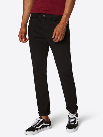 SCOTCH & SODA Slimfit Jeans in Schwarz: predná strana