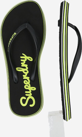 Superdry Flip Flops in Schwarz