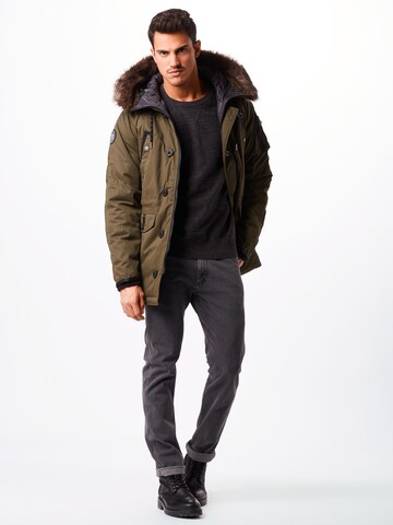 Superdry Parka in Grün