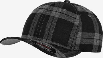 Flexfit Keps 'Tartan Plaid' i svart: framsida