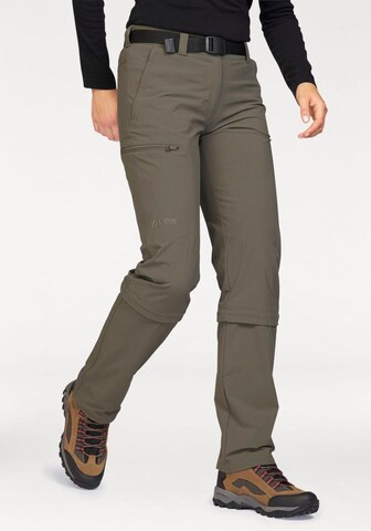 Maier Sports Regular Outdoor Pants 'Arolla' in Green: front