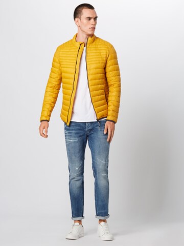 INDICODE JEANS Regular fit Between-Season Jacket 'Amare' in Yellow