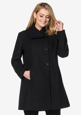 SHEEGO Between-Seasons Coat in Black: front