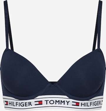 Tommy Hilfiger Underwear Koszulkowy Biustonosz w kolorze niebieski: przód