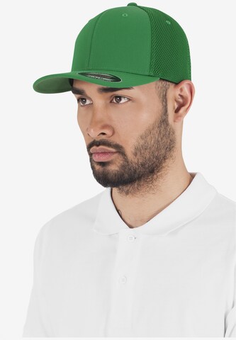 Casquette Flexfit en vert : devant