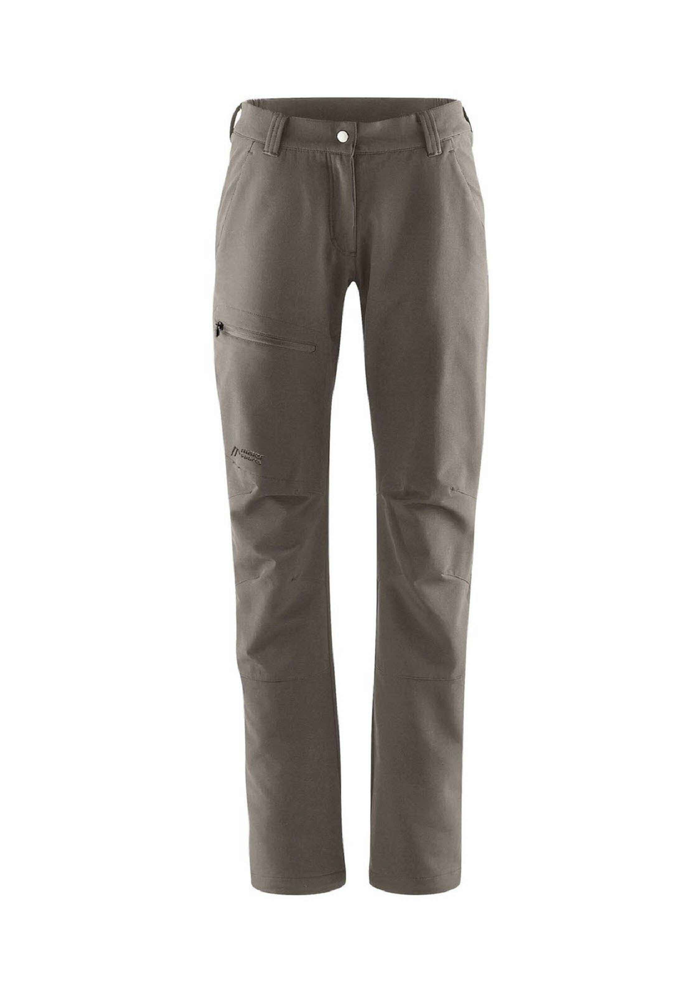 Maier Sports Regular Outdoor Pants 'HELGA' in Green: front