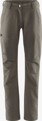 Maier Sports Regular Outdoor Pants 'HELGA' in Green: front