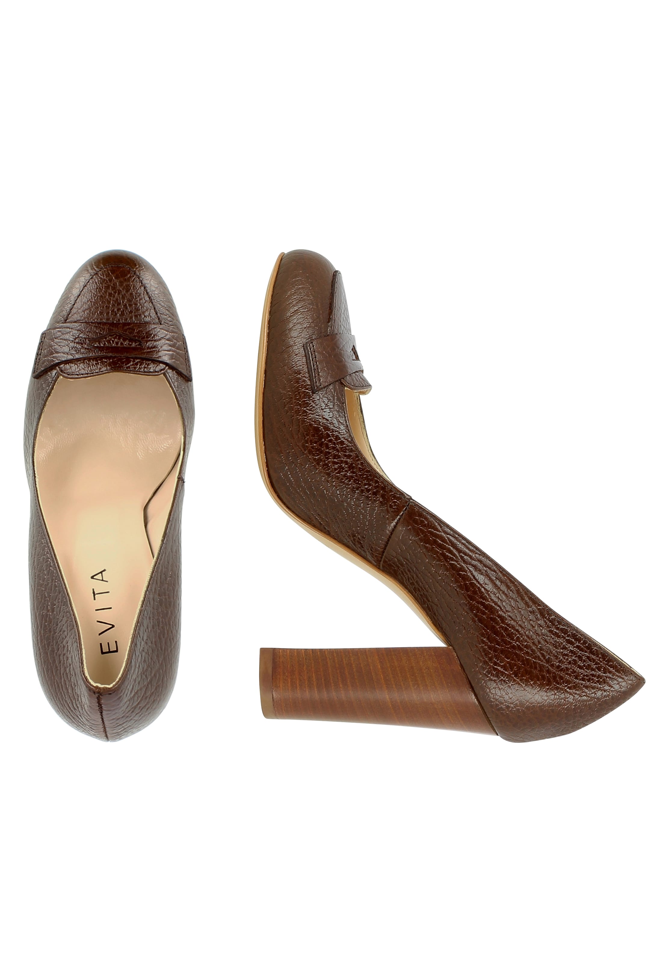 EVITA Pumps 'CRISTINA' in Braun