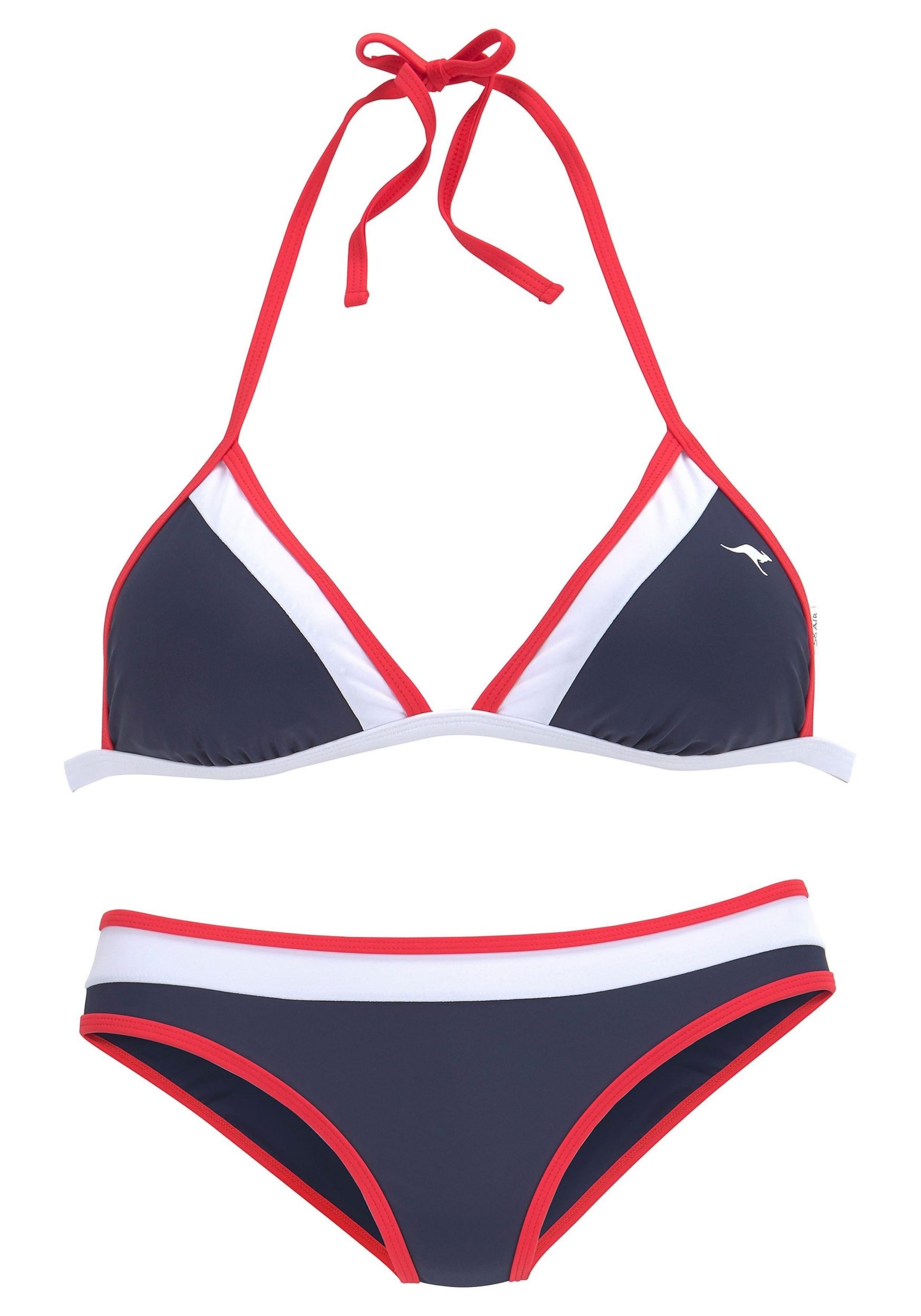 KangaROOS Triangel Bikini i blå: forside