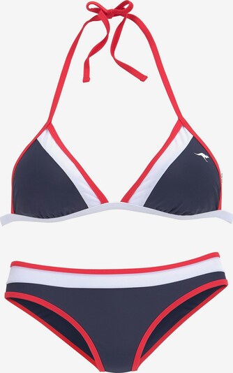 KangaROOS Bikini i marinblå / röd / vit, Produktvy