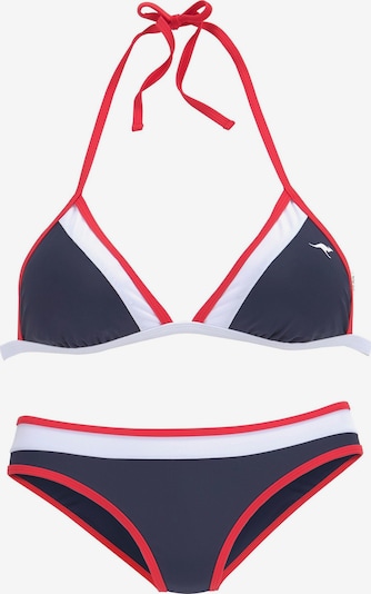 KangaROOS Bikini i marinblå / röd / vit, Produktvy