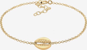 ELLI Armband 'Muschel' in Goud: voorkant