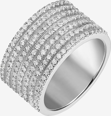 JETTE Ring 'Tropical Heat' in Silver: front