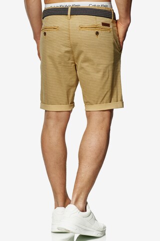 INDICODE JEANS Regular Shorts 'Caedmon' in Braun