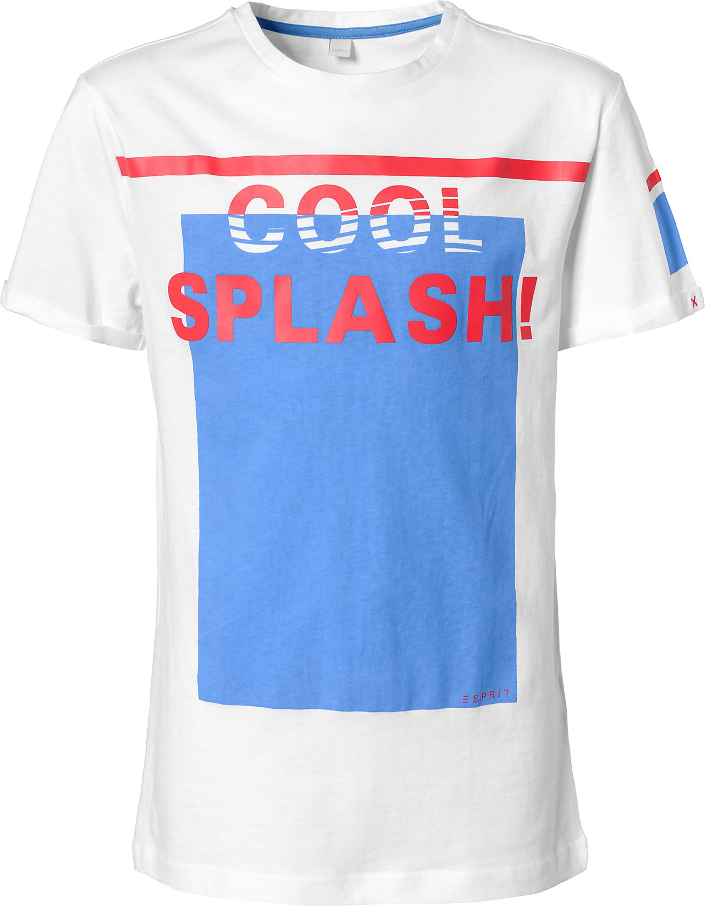 Esprit T Shirt In Blau Rot Weiss About You