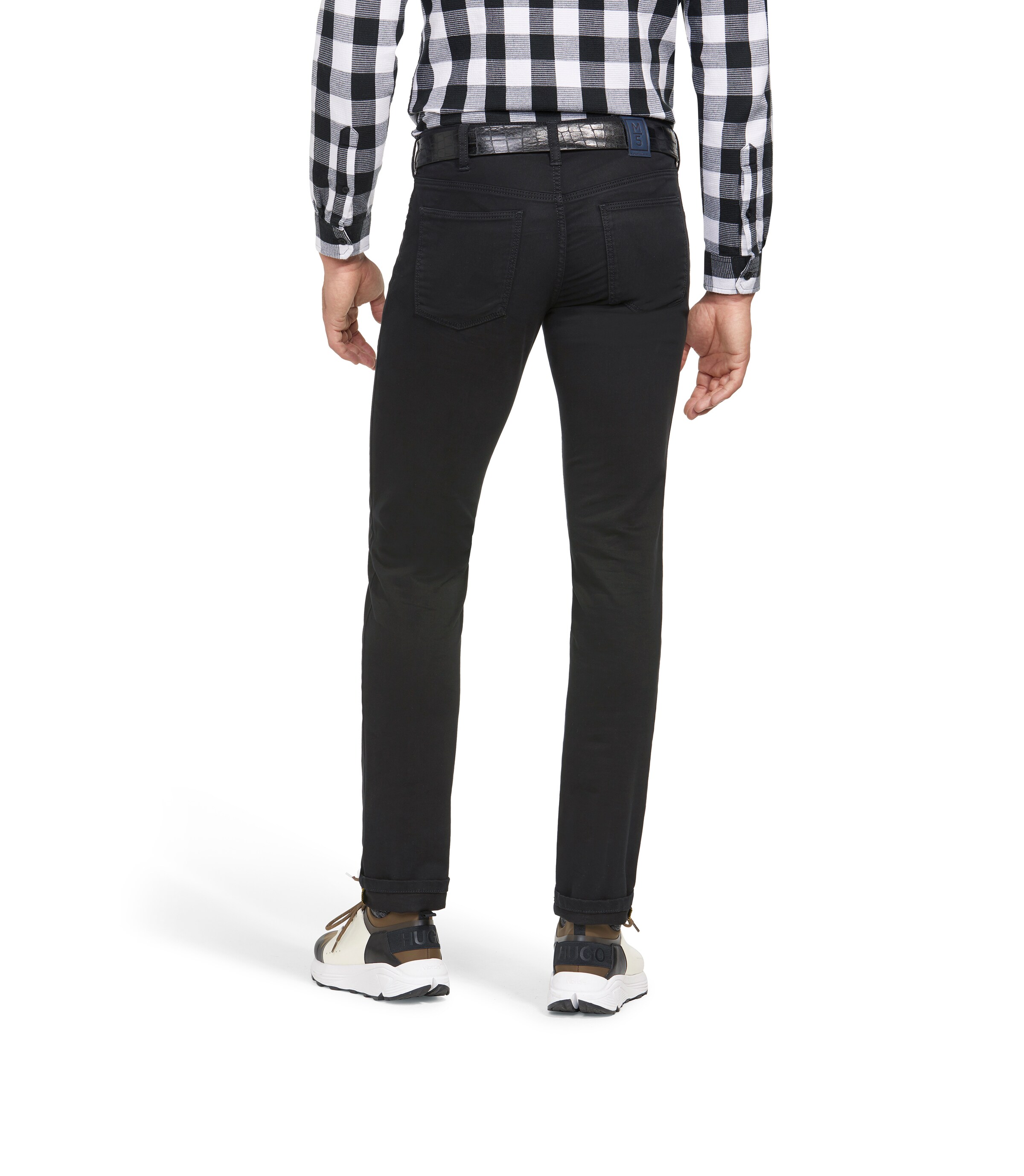 MEYER Slimfit Chino in Zwart