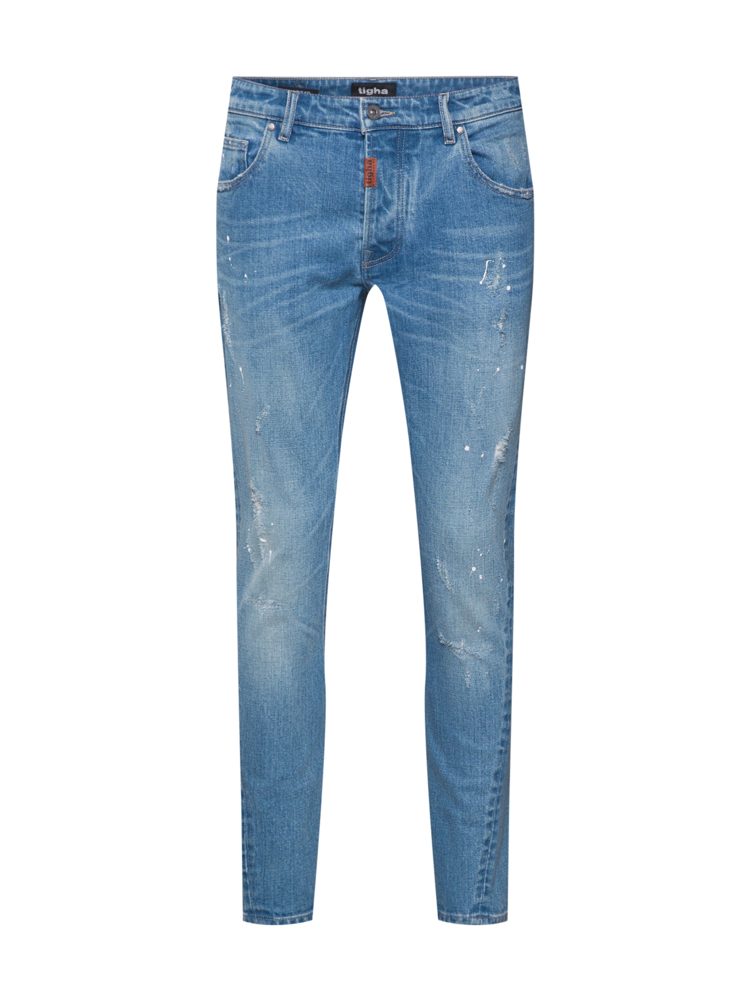 tigha - Jeans 'Billy the kid 9933 ripped' in de kleur Blauw denim