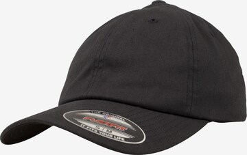 Flexfit Cap in Schwarz: predná strana