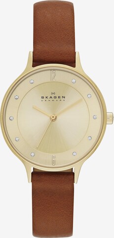 SKAGEN Analoguhr 'Anita' in Braun: predná strana